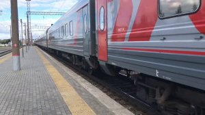 2020 | Электровоз ЭП1М-780 с поездом №133Г «Поволжье» Казань — Санкт-Петербург