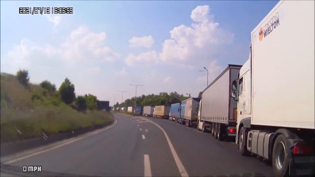 Граница Болгария-Румыния.Русе.Мост через Дунай.Июль 2021 г.Поездки,путешествия,машина,отдых,туризм