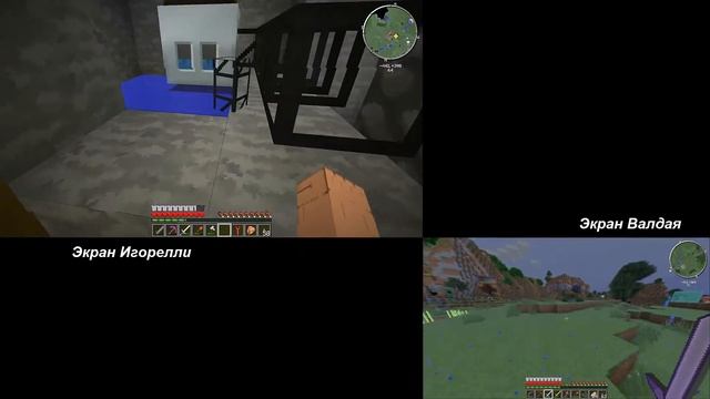 Minecraft 1.5.2 Technic Hell [Split Screen] (Серия 14) "Паровой двигатель Бомбанул:D" смотреть онлайн