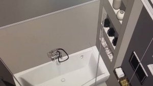 Планировка ванной комнаты. В доме П-44К. Дизайн ванной.