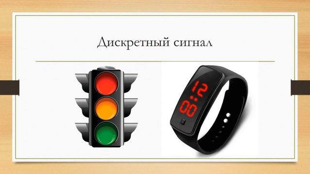 Виды сигналов