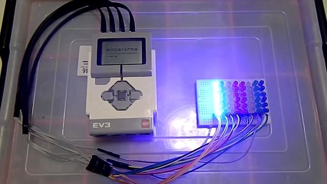 Работа Lego ev3 со светодиодами смотреть онлайн