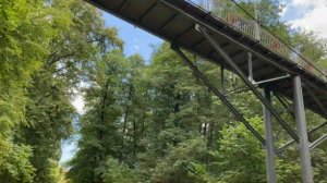 Прогулка по окрестностям Обнинска, старый город, подвесной мост, Турлики