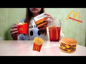 MUKBANG | МАКДОНАЛЬДС | БИГ МАГ | КАРТОШКА ФРИ | McDonald's