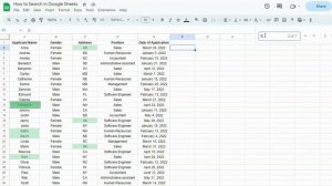 How to Search in Google Sheets (Quick & Easy)