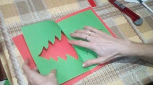 DIY : Открытка на Рождество Своими Руками*** Новогодняя открытка ЕЛОЧКА *** 3Д открытка на Новый го