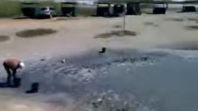 Целебный источник с розовой водой на западе Сиваша