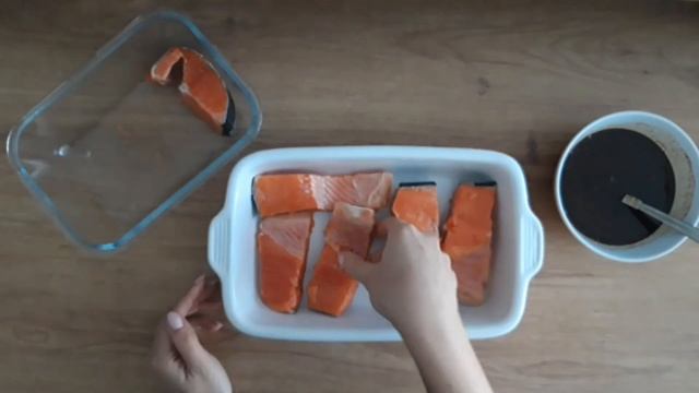 Красная рыба в духовке. Прекрасный рецепт под соевым соусом/Red fish in the oven. with soy sauce смотреть онлайн