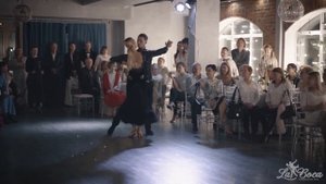 Европейское Танго. Евгений Кезин и Полина Карабатова. WhiteSnow party La Boca