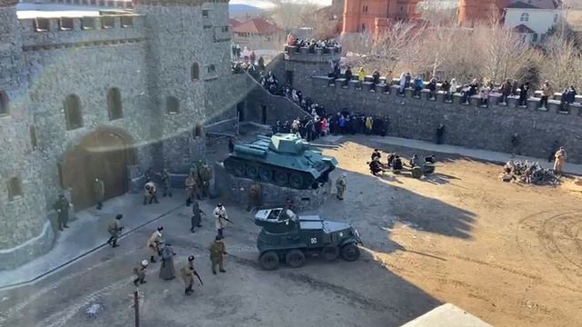 Реконструкция боев за Ростов 1941-1942 гг. смотреть онлайн