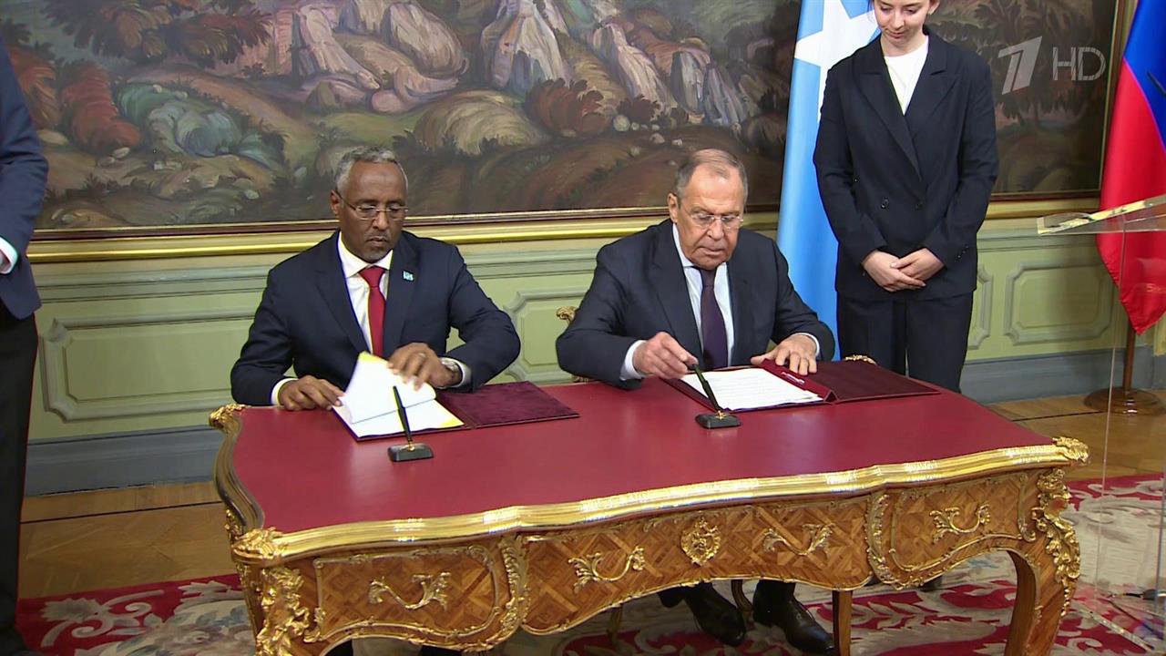 В Москве прошли переговоры министров иностранных дел России и Сомали