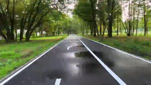 Разметку нанесли на первый участок велодорожки «Дубненская кругосветка»