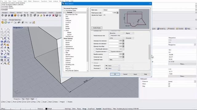Rhino 6 3D CAD Software | Dimensions and Annotation