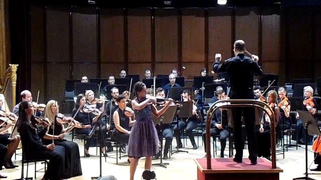 C. de Beriot Violin Concerto No.9 in A minor Op. 104 - Naomi Georgievska (12 years old) смотреть онлайн