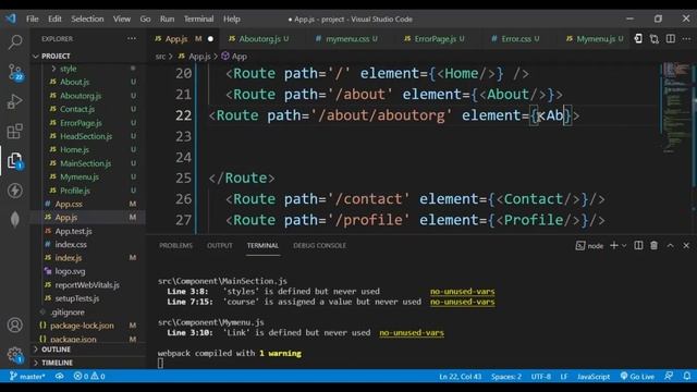 React JS Class || #Child_routing in React JS || Complete routing || Online Class Live