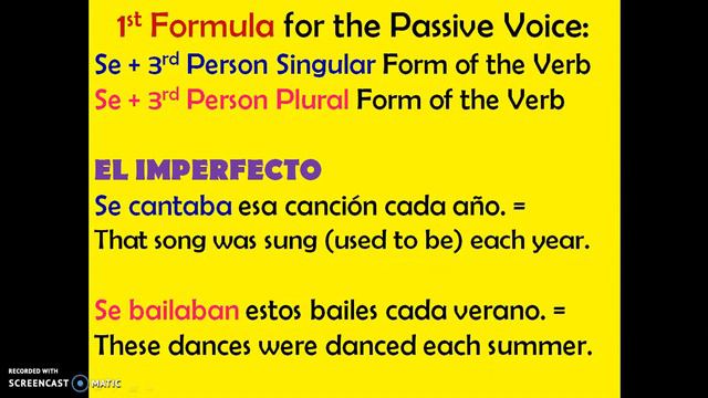 Simple passive voice - La Voz Pasiva смотреть онлайн