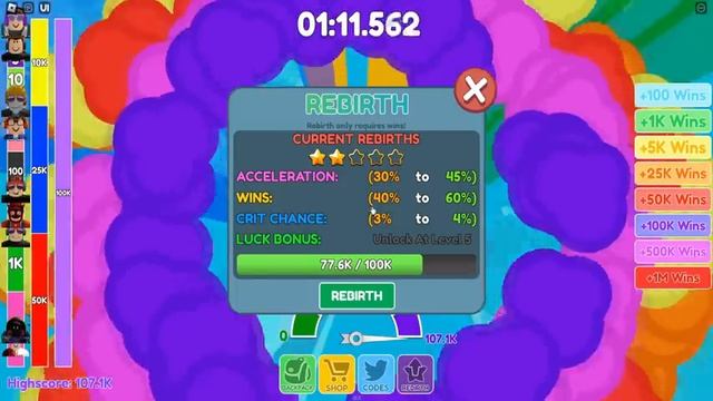 ОТДАЛ 18.000 РОБАКСОВ за САМУЮ КРУТУЮ ШТАНГУ! Skydive Race Clicker Roblox смотреть онлайн