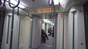 Bulgaria, Sofia, metro ride from Г. М. Димитров to Мусагеница