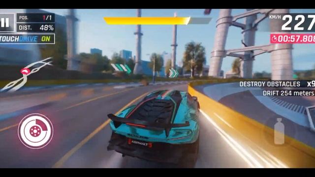 Asphalt 9 - ITALDESIGN ZEROUNO Car Hunt Riot 01:55.900 Top 5% Touchdrive Guide смотреть онлайн