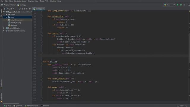 Pygame Tutorial - Part 9 - Cooldown on Shooting смотреть онлайн