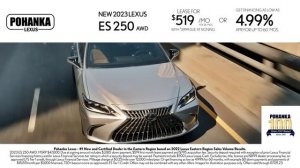 NEW SPECIAL! New 2023 Lexus ES 250 AWD 36 Month Lease $519/mo & OR 4.99 APR Chantilly Dale City VA