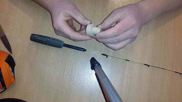 Как сделать зимнюю удочку для блеснения смотреть онлайн
