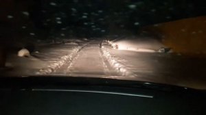 хёнде солярис по глубокому снегу