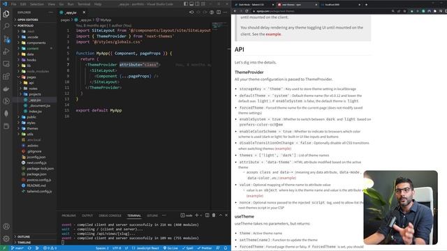 Create dark & light themes in NextJS using Tailwindcss смотреть онлайн