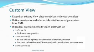DE6412 Android Programming 13 -  Custom View