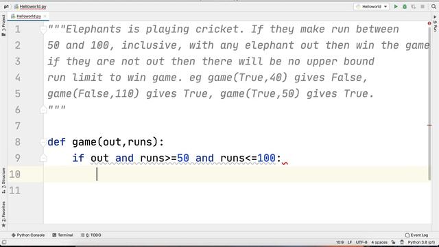 #Coronavirus Python Practice Series 65 | Beginners | Level 1 | Logic | Elephant Playing Cricket |