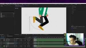 Как Анимировать БЕГ Персонажа в After Effects (DUIK)