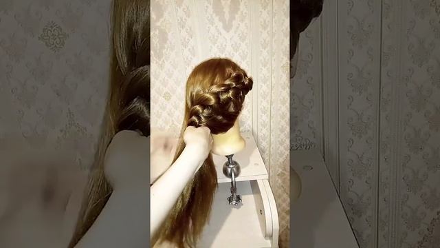 ?Лёгкая элегантная прическа за минуту?Прическа на выпускной ? Прическа в школу ? Свадебная прическа