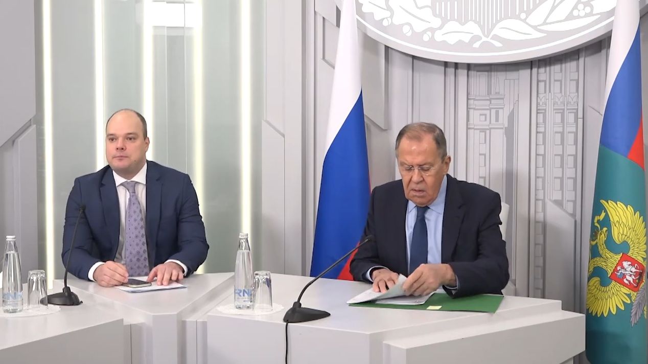 ? Пресс-конференция С.В.Лаврова по проблематике европейской безопасности (01.12.2022)