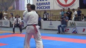 Ляликов Артем(Томск, IFK) 2 бой Карате Киокусинкай "Сибирский мастер"