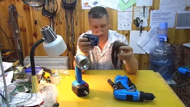 Вторая жизнь шуруповёрта. С питанием от автомобильного аккумулятора. смотреть онлайн