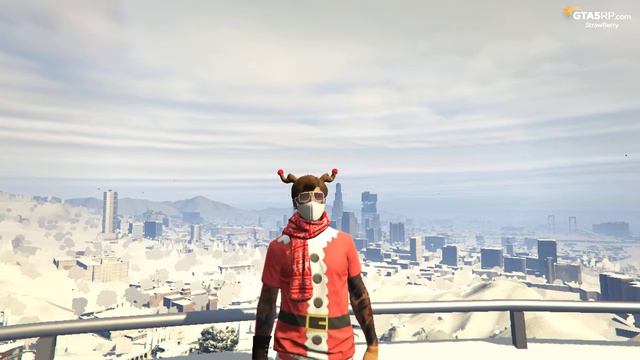 ПОЗДРАВЛЕНИЕ С НОВЫМ 2021 ГОДОМ ДЛЯ ИГРОКОВ GTA 5 RP смотреть онлайн