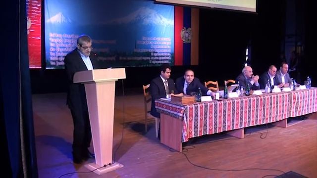 Открытое отчётное собрание армянской общины Армавира состоялось в городском дворце культуры