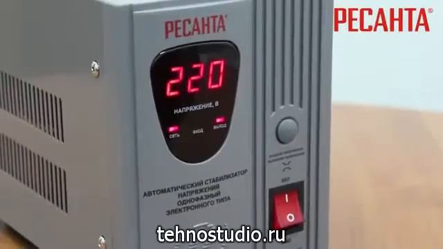 Стабилизатор напряжения РЕСАНТА АСН-1000/1-Ц смотреть онлайн