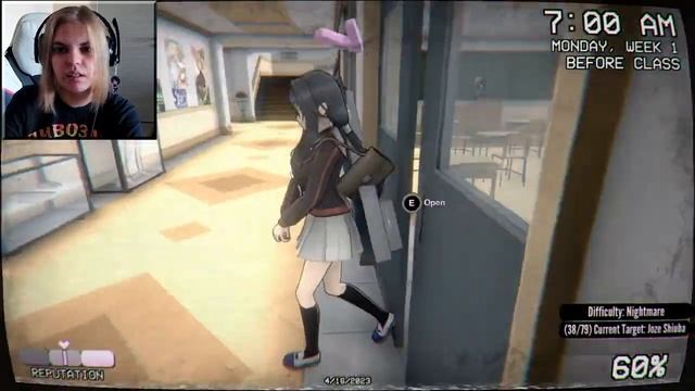 Профессионал Яндере симулятора проходит ABCD челлендж на кошмарной сложности (но с пакетами!) смотреть онлайн