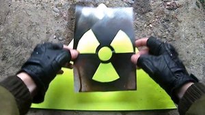 Знак радиации из STALKER своими руками ☢