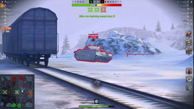 Obj 268 with two epic battles! - World of Tanks Replay смотреть онлайн
