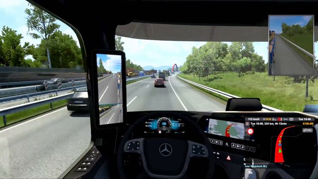 Mercedes Actros MP5 - Euro Truck Simulator 2 [1.48] @JPGamesOfficial