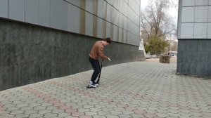 открываем катательный сезон, снап фендера trust monument, дикие трюки на самокате