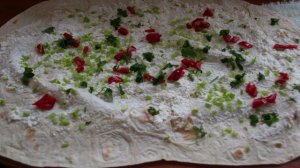 Лаваш с творожным сыром