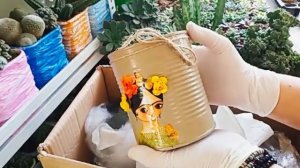 Frida Kahlo Resimli Saksılarım / Kargo Heyecanı / Geri Dönüşüm