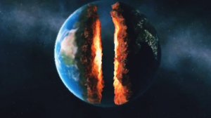 Что будет если нашу планету🌍 земля разделить на две части?И потом пустить туда Луну.