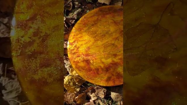 Панно из эпоксидной смолы "Янтарь" смотреть онлайн