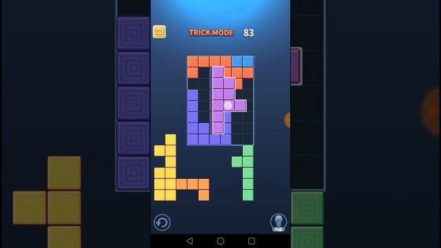 Block Puzzle King Trick Mode Level 83 Walkthrough Solution