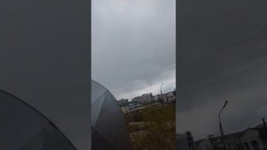 Август , снег,  крестьянин торжествуя надел тулуп и в ус не дует!