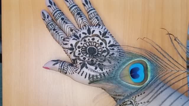 Хенна узорный дизайн для начинающих, часть 2 #henna #hennadesign #красиваярука